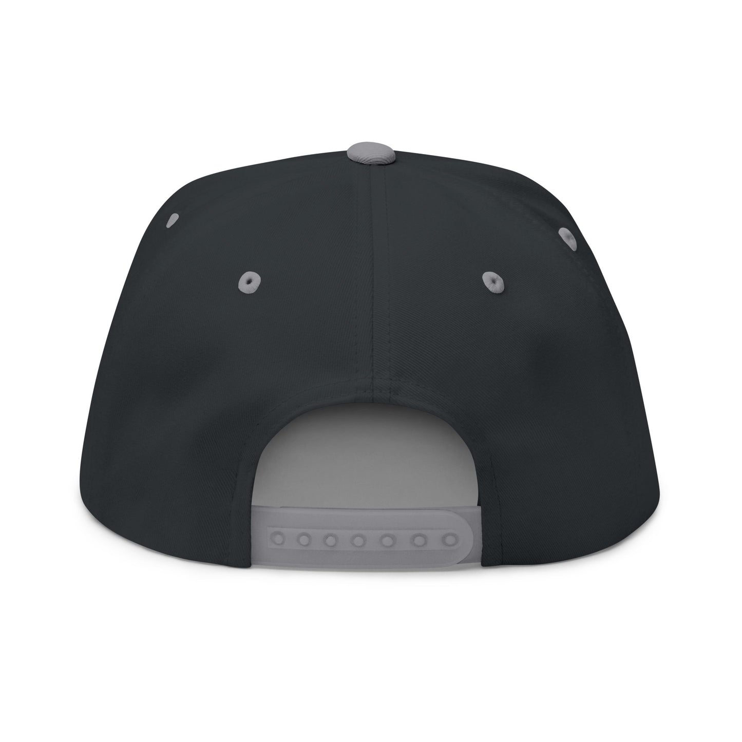 Embroidered EK Logo Flat Bill Cap — Classic Snapback Hat