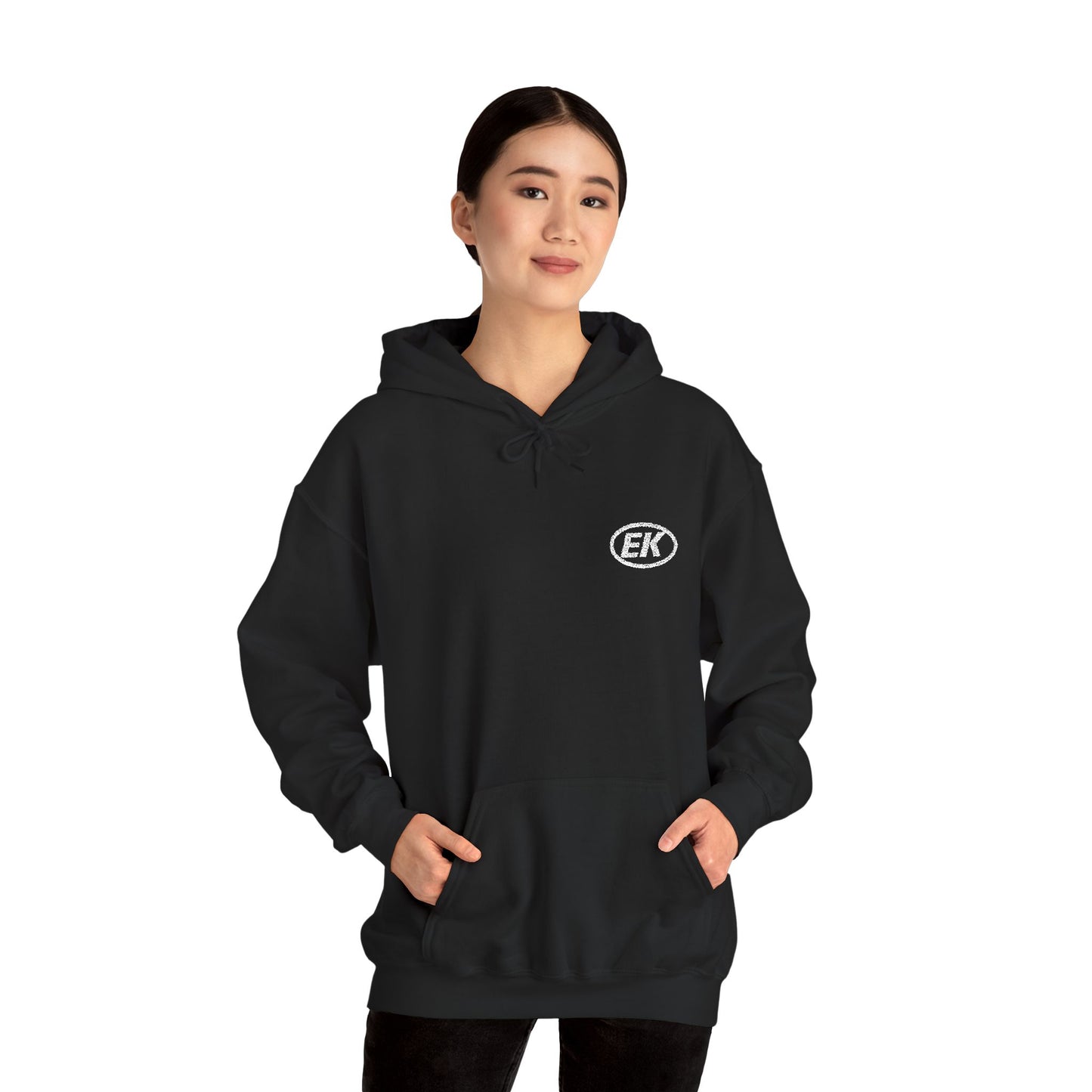 EK White Logo Pull Over Hoodie (Assorted colors)
