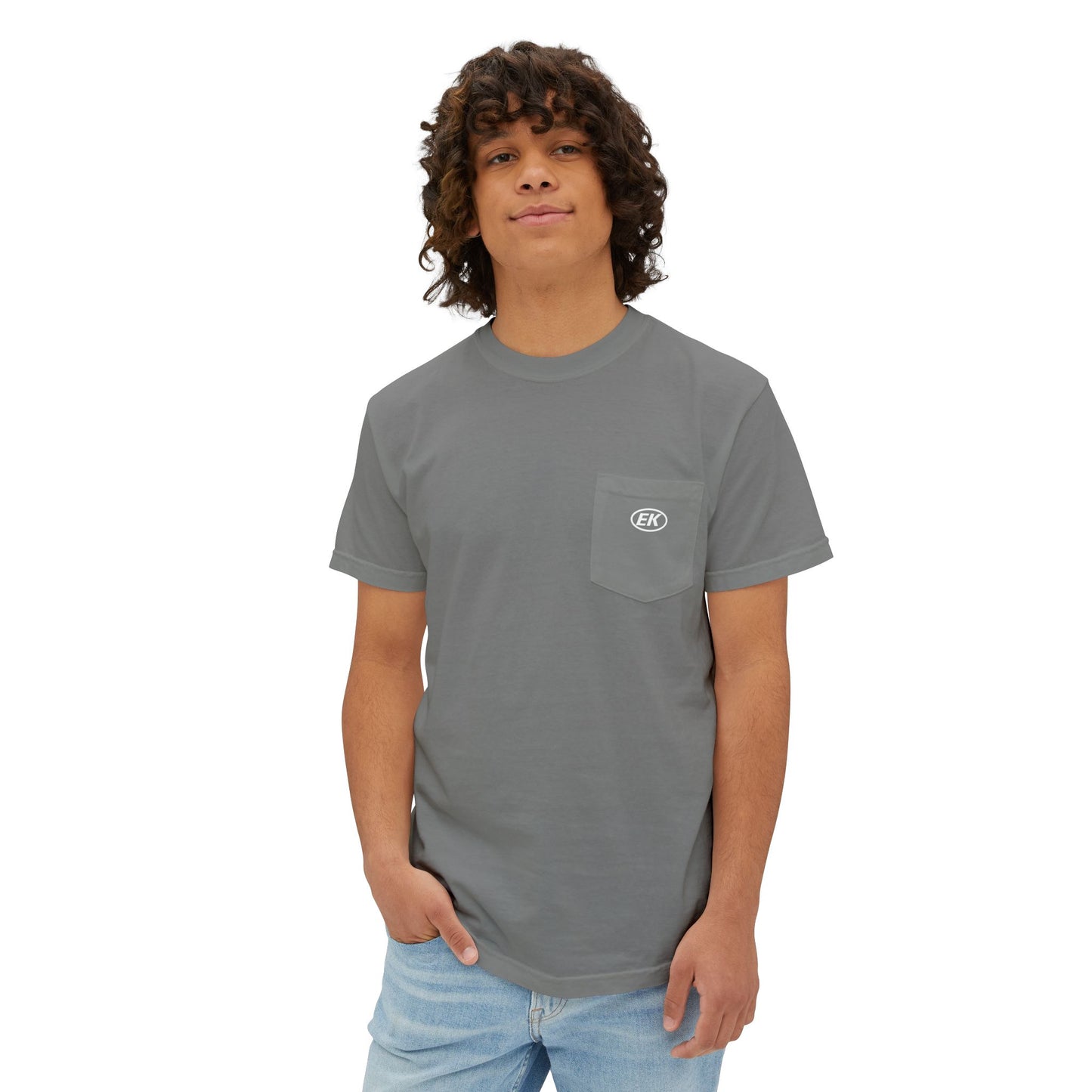EK Small Pocket T‑Shirt (Grey, True Navy and Black)