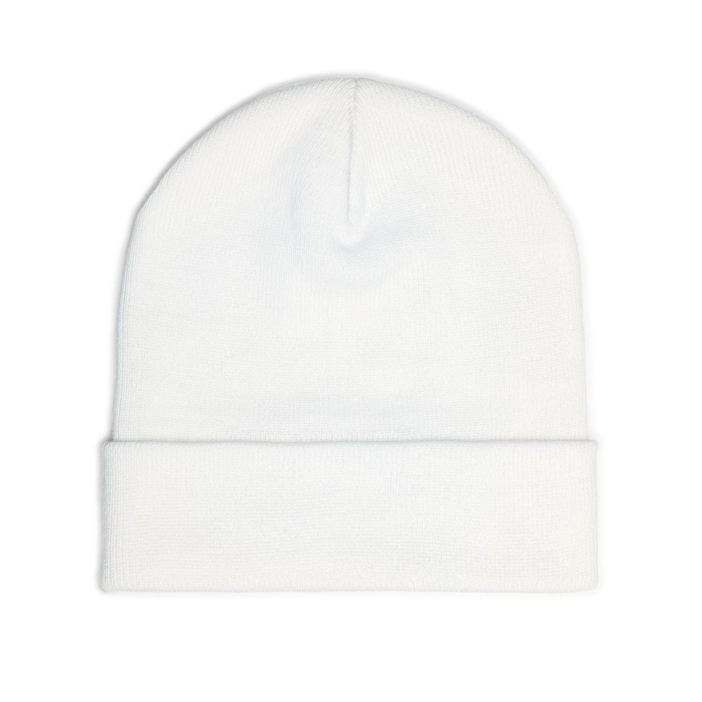 Embroidered EK Knit Beanie – Cozy Winter Hat with Subtle Logo