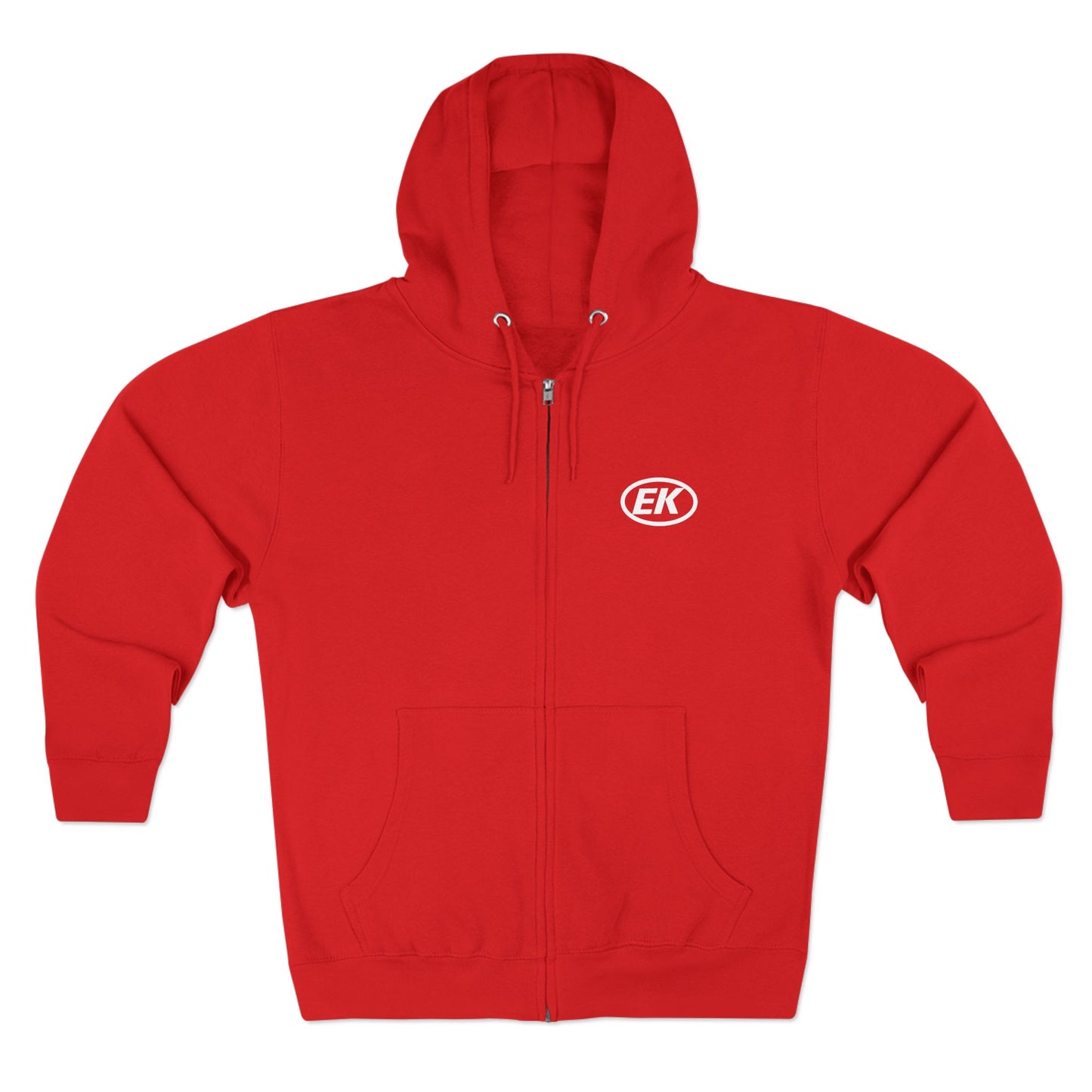 EK White Logo Zip-Up Hoodie (assorted colors)