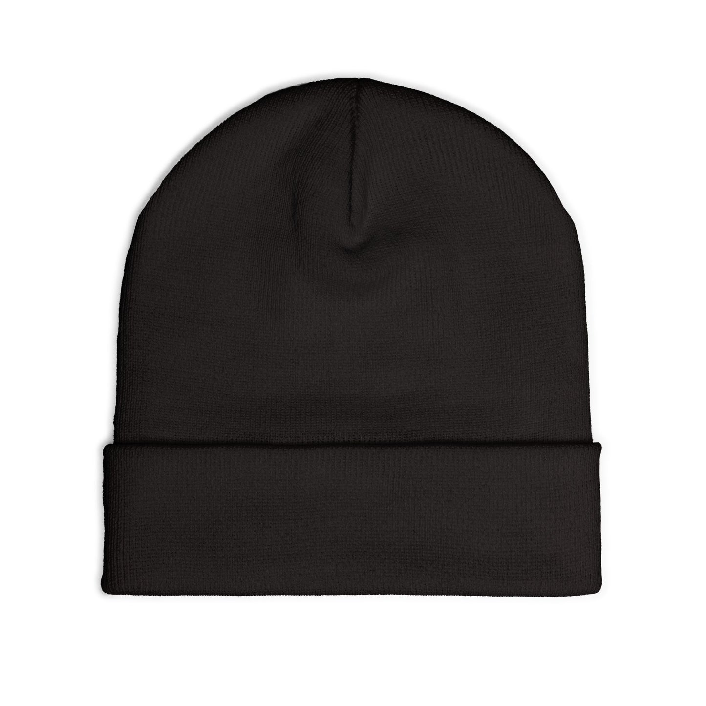 EK Embroidered Knit Beanie – Cozy Winter Hat with Oval Logo