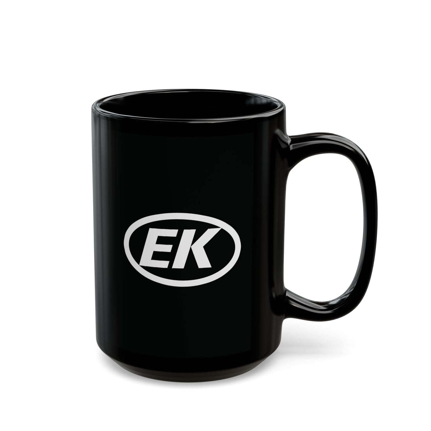 EK Ceramic Mug 15 oz (Black)
