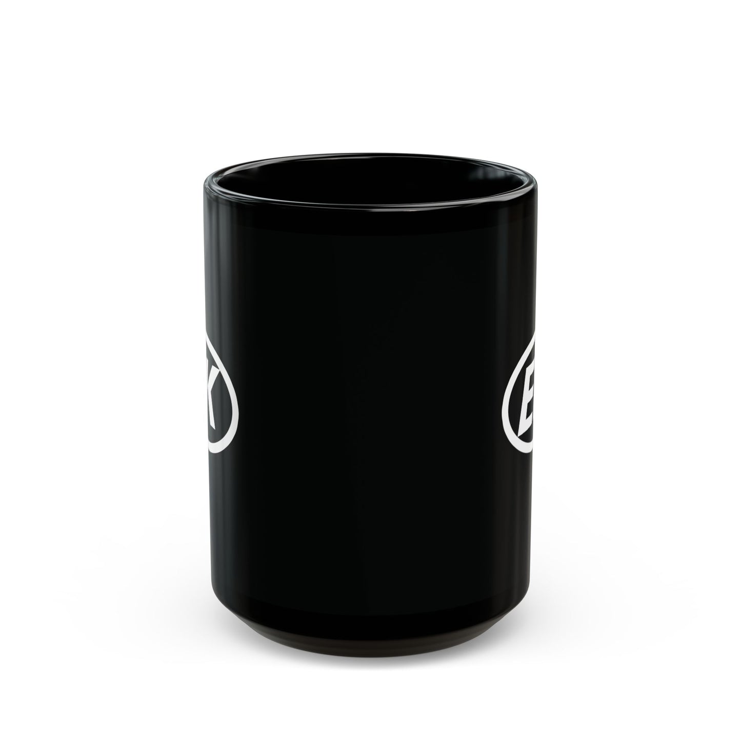 EK Ceramic Mug 15 oz (Black)
