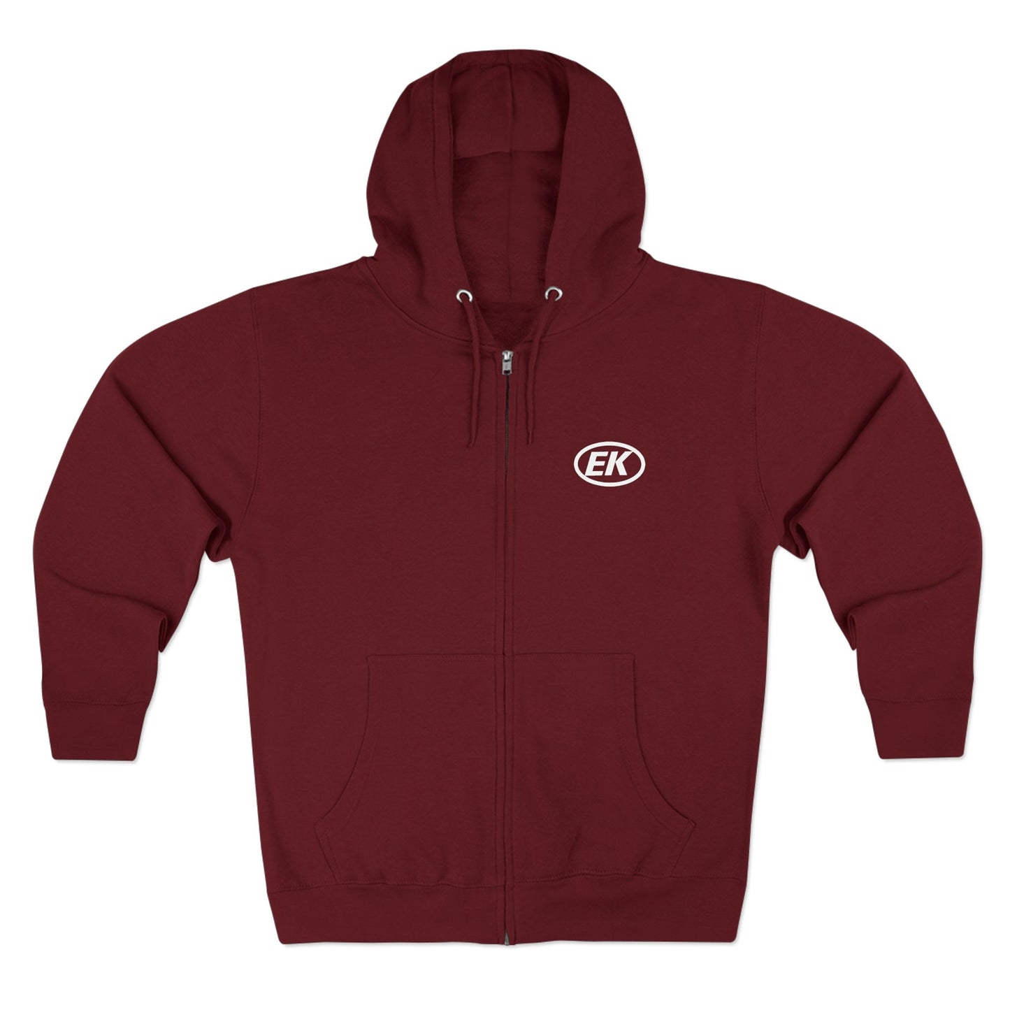 EK White Logo Zip-Up Hoodie (assorted colors)