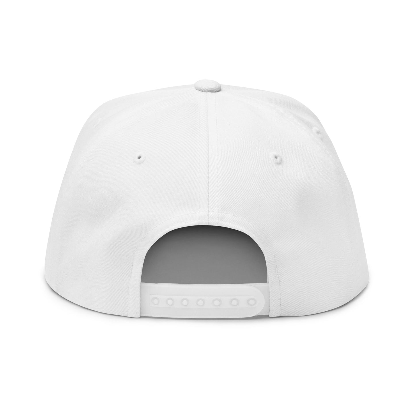 EK Embroidered Flat Bill Cap — Classic Snapback Hat
