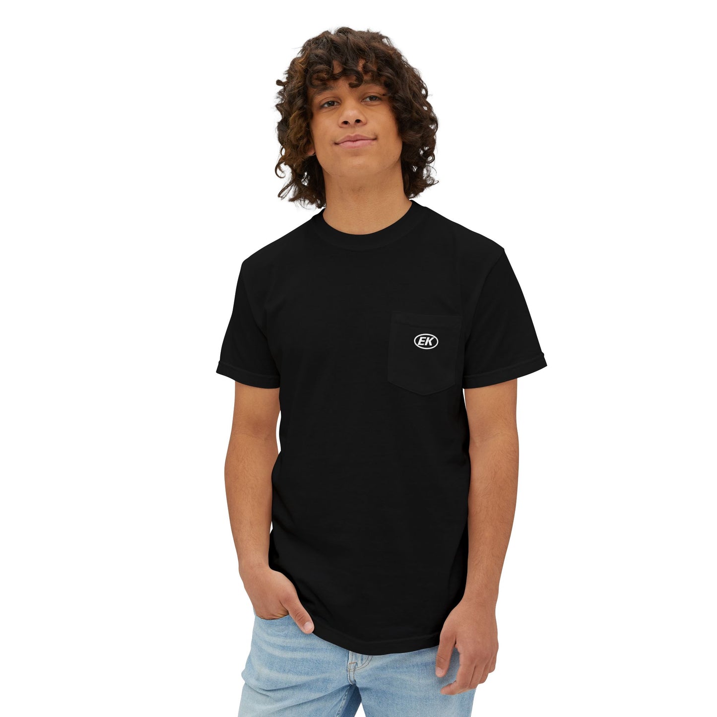 EK Small Pocket T‑Shirt (Grey, True Navy and Black)