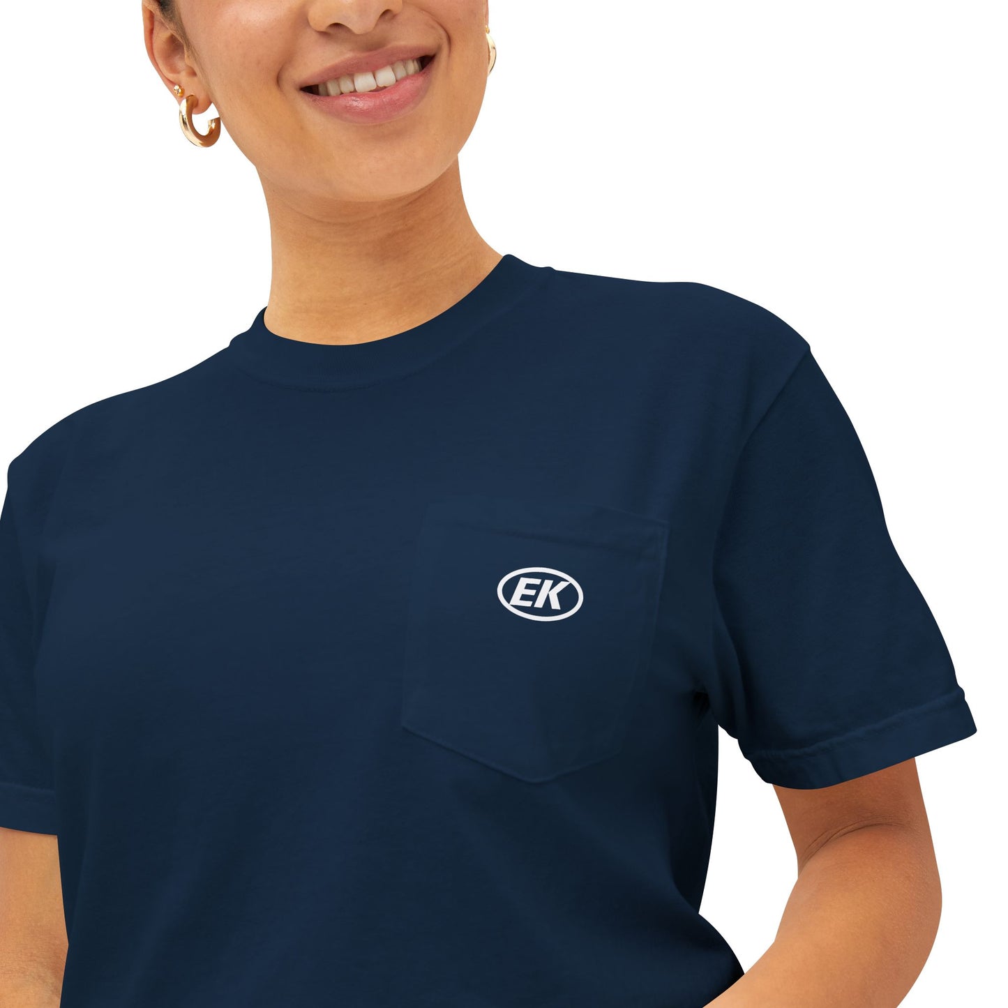 EK Small Pocket T‑Shirt (Grey, True Navy and Black)
